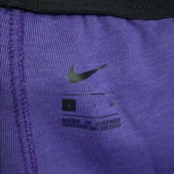 Nike sweatpants purple and black size small - Picture 7 of 12